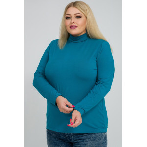 Водолазка женская 0263-60 вискоза пенье (последний размер) темно-изумрудный 56