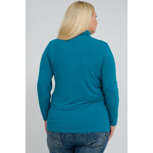 Водолазка женская 0263-60 вискоза пенье (последний размер) темно-изумрудный 56
