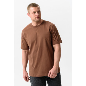 Футболка мужская №8471 кулирка (р-ры: 42-64) черный, изумруд, мокко - набор 3 шт.