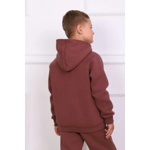 Костюм двойка детский МЛШ-24 "Dandy" футер 3-х нитка с начесом (р-ры: 122-152) молочный шоколад Костюм двойка детский МЛШ-24 "Dandy" футер 3-х нитка с начесом (р-ры: 122-152) молочный шоколад