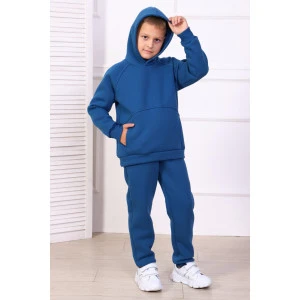 Костюм двойка детский МЛШ-24 "Dandy" футер 3-х нитка с начесом (р-ры: 122-152) светлый индиго Костюм двойка детский МЛШ-24 "Dandy" футер 3-х нитка с начесом (р-ры: 122-152) светлый индиго