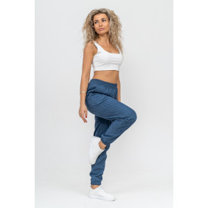 Брюки женские №36697 микровельвет (последний размер) джинс 46 Брюки женские №36697 микровельвет (последний размер) джинс 46