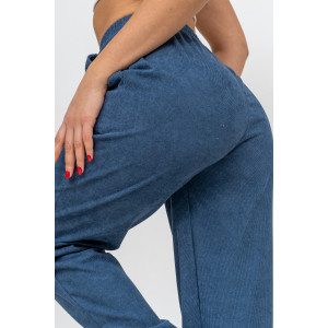 Брюки женские №36697 микровельвет (последний размер) джинс 46 Брюки женские №36697 микровельвет (последний размер) джинс 46