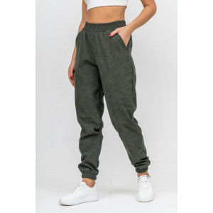 Брюки женские №36697 микровельвет (последний размер) хаки 50 Брюки женские №36697 микровельвет (последний размер) хаки 50