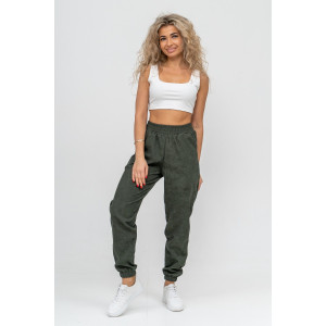 Брюки женские №36697 микровельвет (последний размер) хаки 50 Брюки женские №36697 микровельвет (последний размер) хаки 50