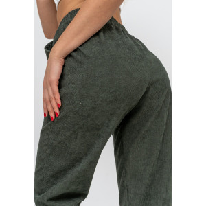 Брюки женские №36697 микровельвет (последний размер) хаки 50 Брюки женские №36697 микровельвет (последний размер) хаки 50