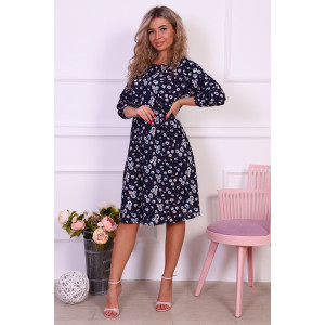 Платье женское "Корнелия" масло (последний размер) голубой 46 Платье женское "Корнелия" масло (последний размер) голубой 46