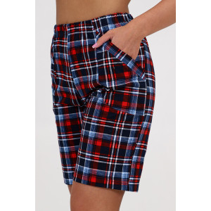 Шорты женские ШК-236 кулирка (последний размер) сине-красный с голубой клеткой 56,60 Шорты женские ШК-236 кулирка (последний размер) сине-красный с голубой клеткой 56,60