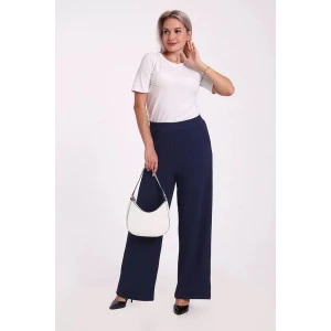 Брюки женские 663 "Jeans" жаккард (р-ры: 50-60) темно-синий Брюки женские 663 "Jeans" жаккард (р-ры: 50-60) темно-синий