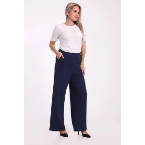 Брюки женские 663 "Jeans" жаккард (р-ры: 50-60) темно-синий Брюки женские 663 "Jeans" жаккард (р-ры: 50-60) темно-синий