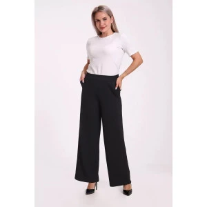 Брюки женские 663 "Jeans" жаккард (р-ры: 50-60) черный Брюки женские 663 "Jeans" жаккард (р-ры: 50-60) черный