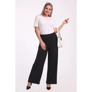 Брюки женские 663 "Jeans" жаккард (р-ры: 50-60) черный Брюки женские 663 "Jeans" жаккард (р-ры: 50-60) черный