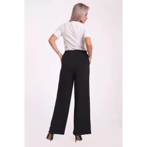 Брюки женские 663 "Jeans" жаккард (р-ры: 50-60) черный Брюки женские 663 "Jeans" жаккард (р-ры: 50-60) черный