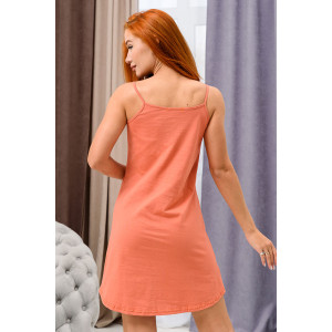 Сорочка женская №8447 кулирка (р-ры: 42-56) терракот Сорочка женская №8447 кулирка (р-ры: 42-56) терракот