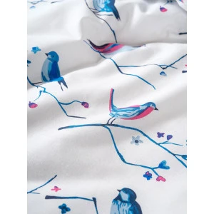 Постельное белье бязь стандарт "Birds" 20116-1+71141-21 Постельное белье бязь стандарт "Birds" 20116-1+71141-21