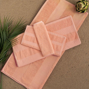 Полотенце махровое "Конфетти" (последний размер) персик 70х130 Полотенце махровое "Конфетти" (последний размер) персик 70х130