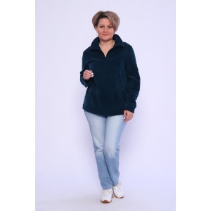 Толстовка женская "Джулия" флис (последний размер) изумруд 58,66,70 Толстовка женская "Джулия" флис (последний размер) изумруд 58,66,70