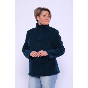 Толстовка женская "Джулия" флис (последний размер) изумруд 58,66,70 Толстовка женская "Джулия" флис (последний размер) изумруд 58,66,70