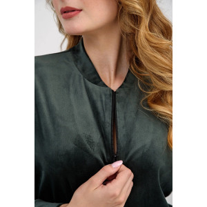 Костюм двойка женский "Домашний 2" 2252-В трикотаж (последний размер) темно-зеленый 60,62