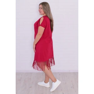 Платье женское 4104в кулирка (р-ры: 42-60) ягодный Платье женское 4104в кулирка (р-ры: 42-60) ягодный