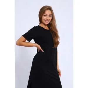 Туника женская 4105а кулирка (р-ры: 42-60) черный Туника женская 4105а кулирка (р-ры: 42-60) черный
