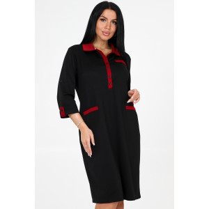 Платье женское №31789 академик (последний размер) черный 52 Платье женское №31789 академик (последний размер) черный 52