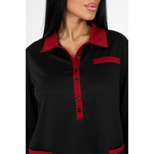 Платье женское №31789 академик (последний размер) черный 52 Платье женское №31789 академик (последний размер) черный 52