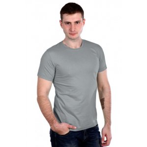 Мужская футболка "Гарант" хлопок (р-ры: 42-48) серый