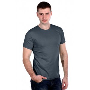 Мужская футболка "Гарант" хлопок (р-ры: 42-54) тёмно-серый