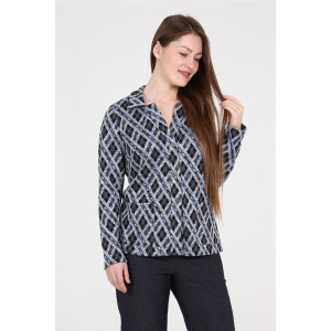 Жакет женский ODIS-Ж22СИ жаккардовый трикотаж (последний размер) синий 54 Жакет женский ODIS-Ж22СИ жаккардовый трикотаж (последний размер) синий 54