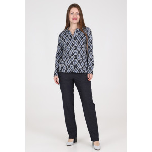 Жакет женский ODIS-Ж22СИ жаккардовый трикотаж (последний размер) синий 54 Жакет женский ODIS-Ж22СИ жаккардовый трикотаж (последний размер) синий 54