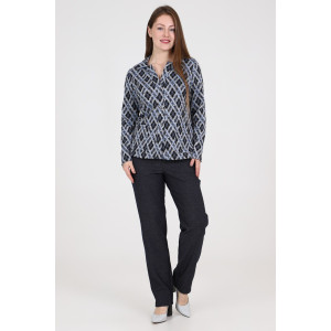 Жакет женский ODIS-Ж22СИ жаккардовый трикотаж (последний размер) синий 54 Жакет женский ODIS-Ж22СИ жаккардовый трикотаж (последний размер) синий 54