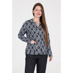 Жакет женский ODIS-Ж22СИ жаккардовый трикотаж (последний размер) синий 54 Жакет женский ODIS-Ж22СИ жаккардовый трикотаж (последний размер) синий 54