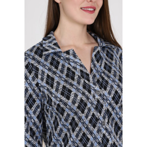 Жакет женский ODIS-Ж22СИ жаккардовый трикотаж (последний размер) синий 54 Жакет женский ODIS-Ж22СИ жаккардовый трикотаж (последний размер) синий 54