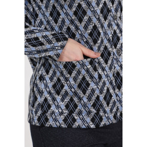 Жакет женский ODIS-Ж22СИ жаккардовый трикотаж (последний размер) синий 54 Жакет женский ODIS-Ж22СИ жаккардовый трикотаж (последний размер) синий 54