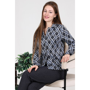 Жакет женский ODIS-Ж22СИ жаккардовый трикотаж (последний размер) синий 54 Жакет женский ODIS-Ж22СИ жаккардовый трикотаж (последний размер) синий 54