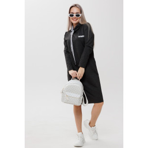 Платье женское П120/1 футер с лайкрой (последний размер) антрацит 50,56