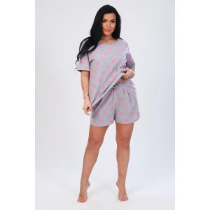 Костюм двойка женский №24755 кулирка (р-ры: 46-54) розовый Костюм двойка женский №24755 кулирка (р-ры: 46-54) розовый