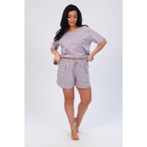 Костюм двойка женский №24755 кулирка (р-ры: 46-54) розовый Костюм двойка женский №24755 кулирка (р-ры: 46-54) розовый