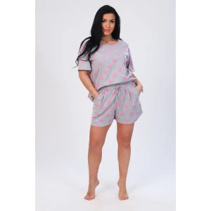 Костюм двойка женский №24755 кулирка (р-ры: 46-54) розовый Костюм двойка женский №24755 кулирка (р-ры: 46-54) розовый