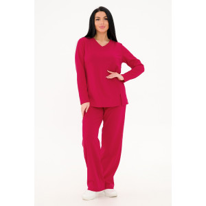 Костюм двойка женский 0670-64 креп (последний размер) фуксия 58,60 Костюм двойка женский 0670-64 креп (последний размер) фуксия 58,60