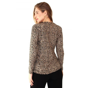 Лонгслив женский 1257 вискоза (последний размер) леопард 54 Лонгслив женский 1257 вискоза (последний размер) леопард 54