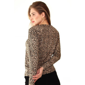 Лонгслив женский 1257 вискоза (последний размер) леопард 54 Лонгслив женский 1257 вискоза (последний размер) леопард 54