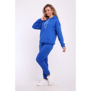 Костюм двойка женский №36863 трикотаж на меху (р-ры: 44-54) василек Костюм двойка женский №36863 трикотаж на меху (р-ры: 44-54) василек