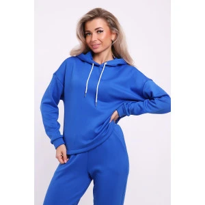 Костюм двойка женский №36863 трикотаж на меху (р-ры: 44-54) василек Костюм двойка женский №36863 трикотаж на меху (р-ры: 44-54) василек