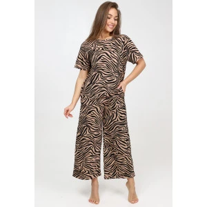 Костюм двойка женский М-971 кулирка (р-ры: 46-56) зебра Костюм двойка женский М-971 кулирка (р-ры: 46-56) зебра