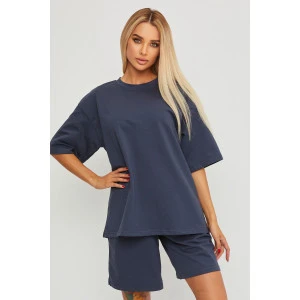 Костюм двойка женский РИКСЖ футер 2-х нитка (р-ры: S-XL) графит