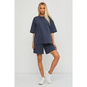 Костюм двойка женский РИКСЖ футер 2-х нитка (р-ры: S-XL) графит