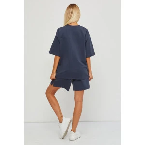 Костюм двойка женский РИКСЖ футер 2-х нитка (р-ры: S-XL) графит