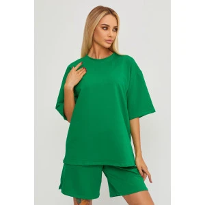 Костюм двойка женский РИКСЖ футер 2-х нитка (р-ры: S-XL) зеленый Костюм двойка женский РИКСЖ футер 2-х нитка (р-ры: S-XL) зеленый
